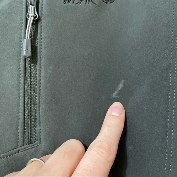 Mountain Hardware Grey Mens Full Zip Jacket M Charcoal Gray Lightweight Coat - Picture 7 of 14